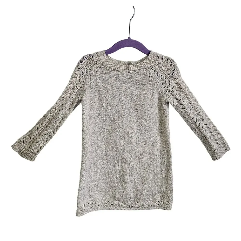 Oshkosh B'Gosh Cream Knit Sweater 4T